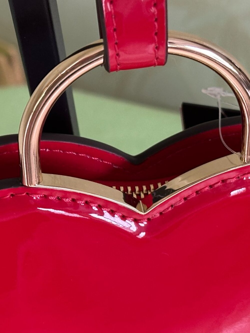 KATE SPADE KEY TO MY HEART WRISTLET:NWT CHERRY ROUGE - Picture 10 of 16